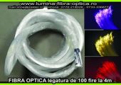 Fibra optica 0.75mm legatura de 100 fire/4m