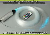 Kit 3W RGB cu 50 fire fibra optica STAR SKY la 2m