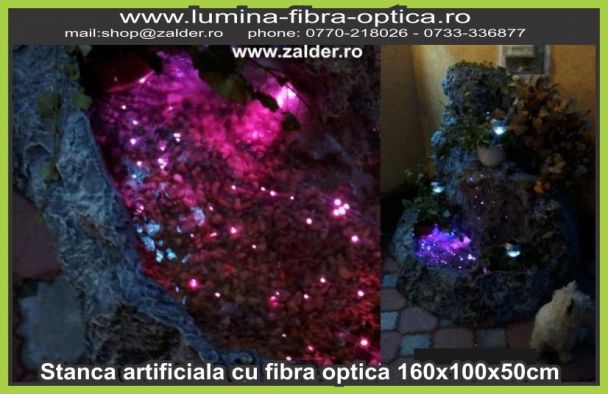 CASCADA APA CU FIBRA OPTICA 160X100X60cm